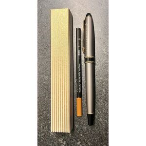 ✈️ Lockheed Martin Branded Ballpoint Gray & Black Pen w/ Presentation Case